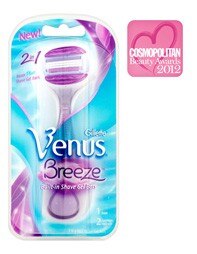 Gillette Venus Breeze 2 in 1 Razor Plus Shave Gel Bars