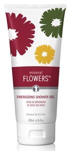 Mineral Flowers Energizing Rose & Geranium Shower Gel 200ml