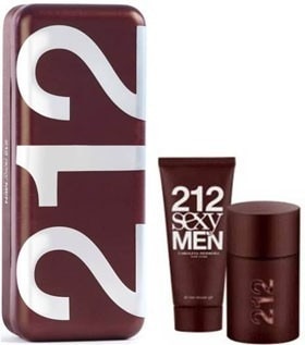 Carolina Herrera 212 Sexy Men Eau De Toilette 50ml & Shower Gel 100ml Gift Set