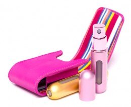 Travalo Classic Twin Pack Pink and Gold with Free Pink Carry Case