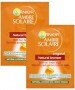 Garnier Ambre Solaire Original Natural Bronzer Self-Tan Face Wipe x2