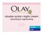 Olay Classic Care Double Action Essential Moisture Night Cream - Sensitive 50ml