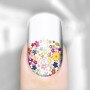 Rebel Nails Nail Wraps - French Floral White Tips