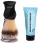 men-u db Premier Synthetic Bristle Shaving Brush & Chrome Stand