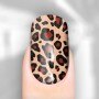 Rebel Nails Nail Wraps - Cheetah M Beige for Fingers