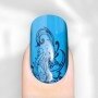 Rebel Nails Nail Wraps - Blue Filagree for Fingers