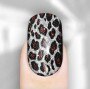 Rebel Nails Nail Wraps - Glittering White Leopard for Fingers