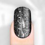 Rebel Nails Nail Wraps - Glittering Grey Snake for Fingers