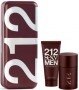Carolina Herrera 212 Sexy Men Eau De Toilette 50ml & Shower Gel 100ml Gift Set