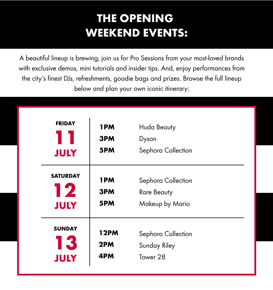 Sheffield opening schedule