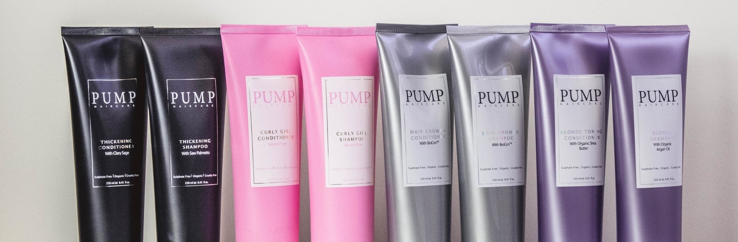 Pump Haircare Banner