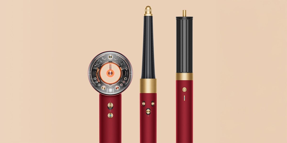 Dyson Special Edition Red Velvet and Gold