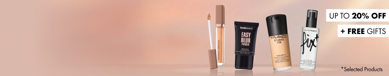 Up to 20% off Makeup 
 Banner