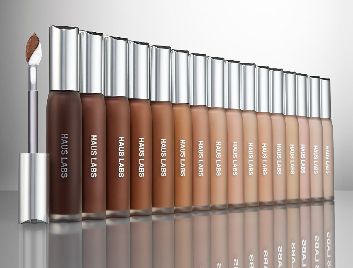 Revolutionary medium buildable coverage Haus Labs Concealers