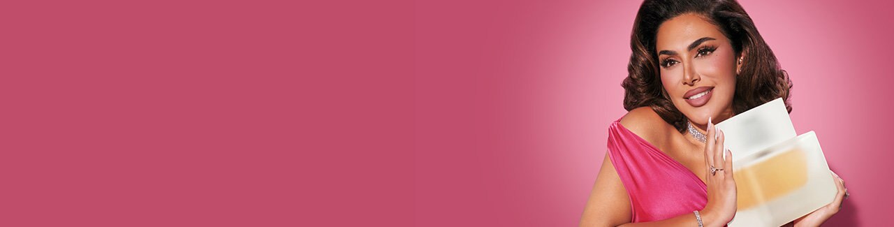 Huda Beauty Banner