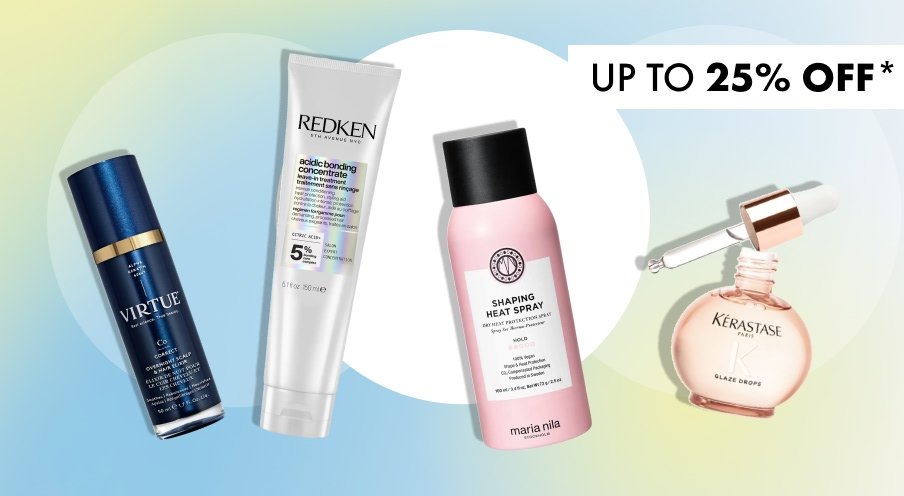 Up to 25% off Haircare