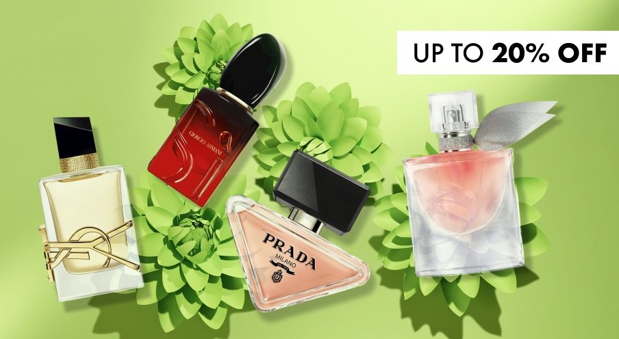 Up To 20% Off Fragrances