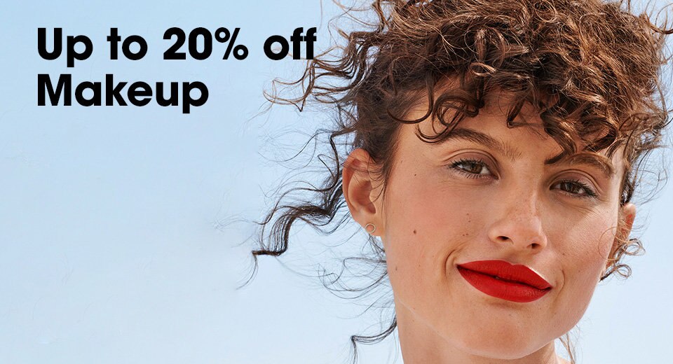 Up to 20% off Makeup 