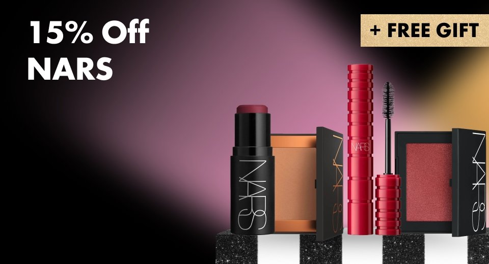 Glow hard or glow home with 15% off NARS