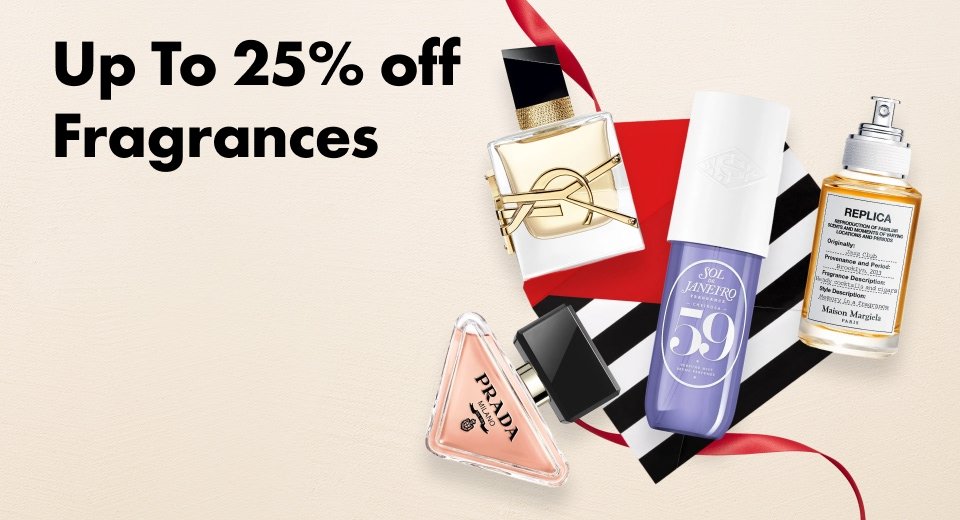 With huge savings on iconic perfumes, find a signature sent as special as you are 