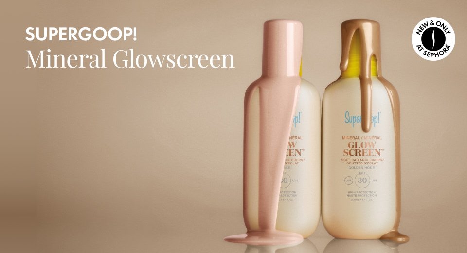 Wherever you’re headed, keep a soft glow in your suitcase with these SPF 30 drops