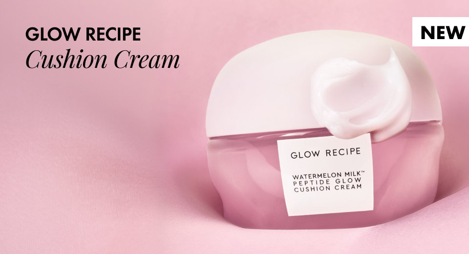 A Peptide-powered cushion cream for 100-hour weightless hydration, day or night.