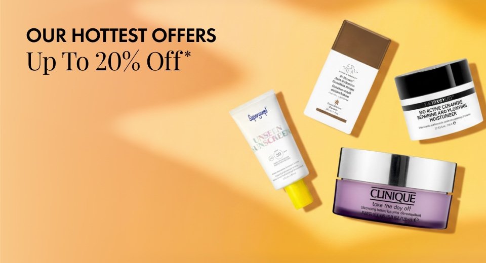 We’re so ready for summer with up to 20% off beauty essentials, plus free gifts.