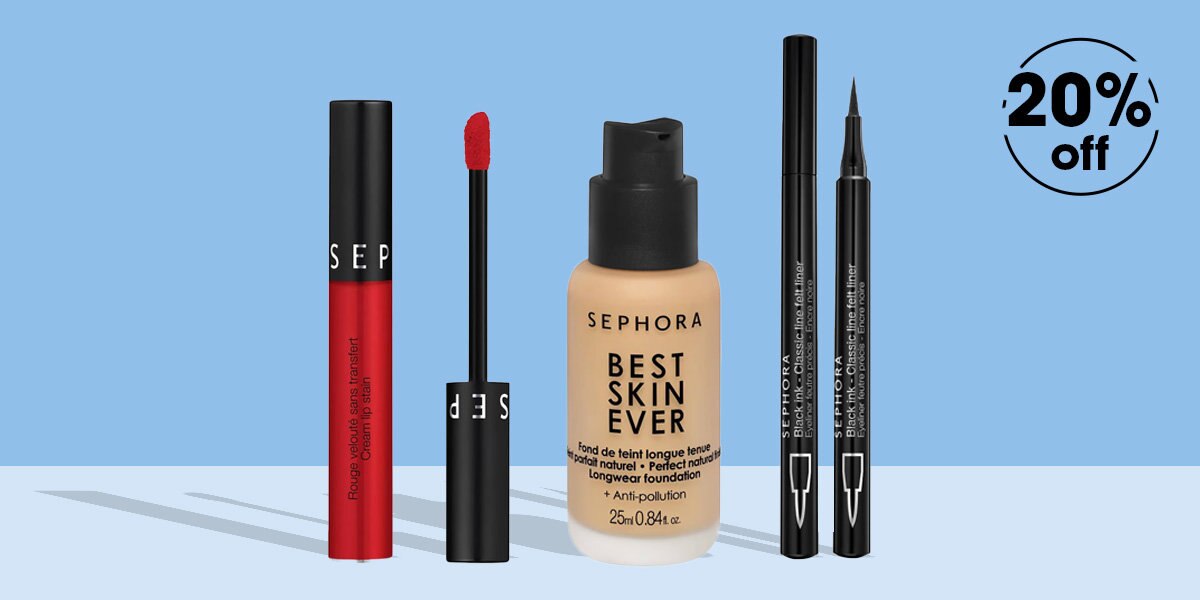 Up to 20% off Sephora Collection 