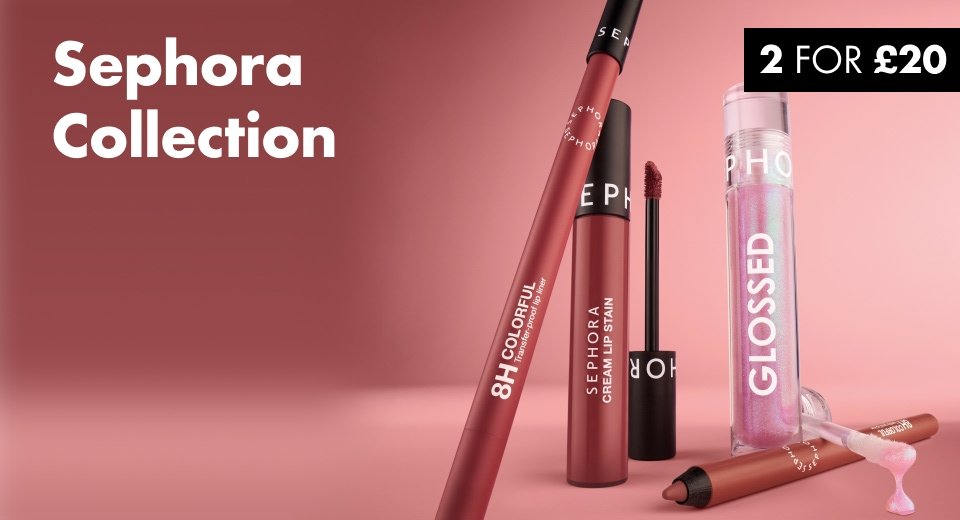 2 for £20 on Sephora Collection Lips - bold colour, smooth finish, endless combos