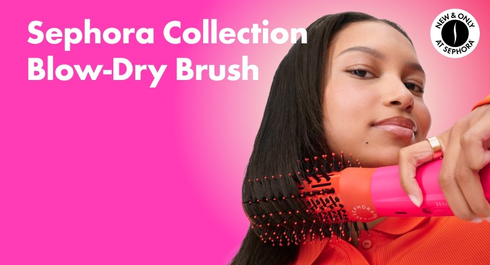 2-in-1 hot air brush simultaneously styles and dries for effortless volume and shine