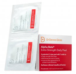 FREE Gross Skincare Alpha Beta Universal Daily Peel Deluxe, when you buy any Dr Dennis product.*