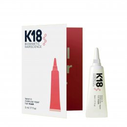 FREE Leave-in Molecular Repair Hair Mask 5ml when you spend £50 on K18.*