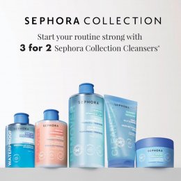 Shop 3 for 2 across Sephora Collection cleansers products.*