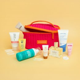 UK EXCLUSIVE. FREE Boarding Now Beauty Bag worth over £125, when you spend £125 on anything.*