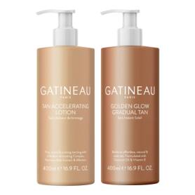 GATINEAU Tan Accelerating Lotion and Golden Glow Gradual Tan Duo (Worth £113)