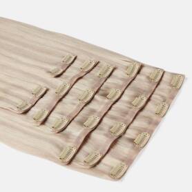 x Huda BARELY THERE® Clip-ins 18'' Iced Blonde