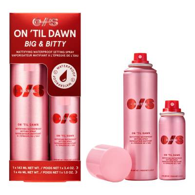 ONE/SIZE Beauty On 'Til Dawn Mattifying Waterproof Setting Spray Big & Bitty