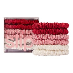 Pure Silk Skinny Scrunchies x 6 Sweetie