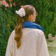 Pure Silk Jumbo Scrunchie Courtside
