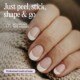 Gel Nail Wraps - French Short