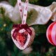 PURE SILK SKINNY SCRUNCHIE TRIO ORNAMENT