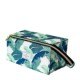 XXL Drawstring Makeup Bag in Tropical Leaves