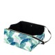 XXL Drawstring Makeup Bag in Tropical Leaves