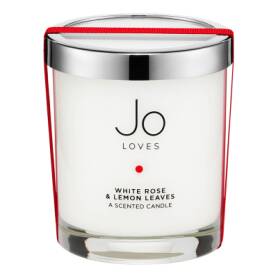 White Rose & Lemon Leaves A Home Candle