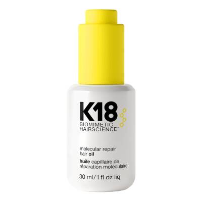 K18 Biomimetic Hairscience Molecular Repair Hair Oil - Smooth + Repair Damaged Hair