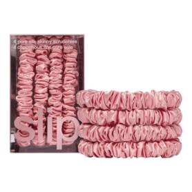Pure Silk Rose Skinny Scrunchies