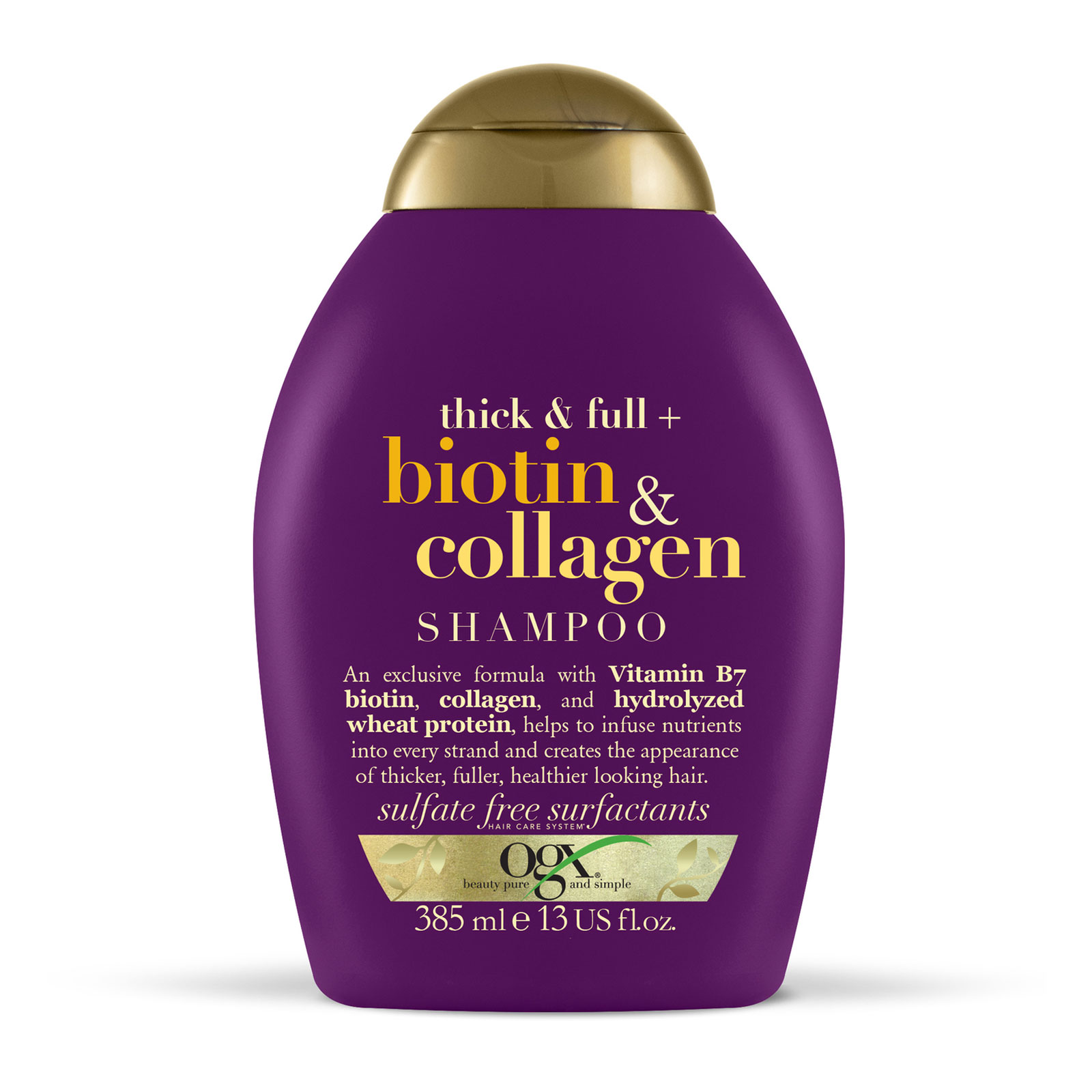 OGX Thick & Full + Biotin & Collagen Shampoo 385ml