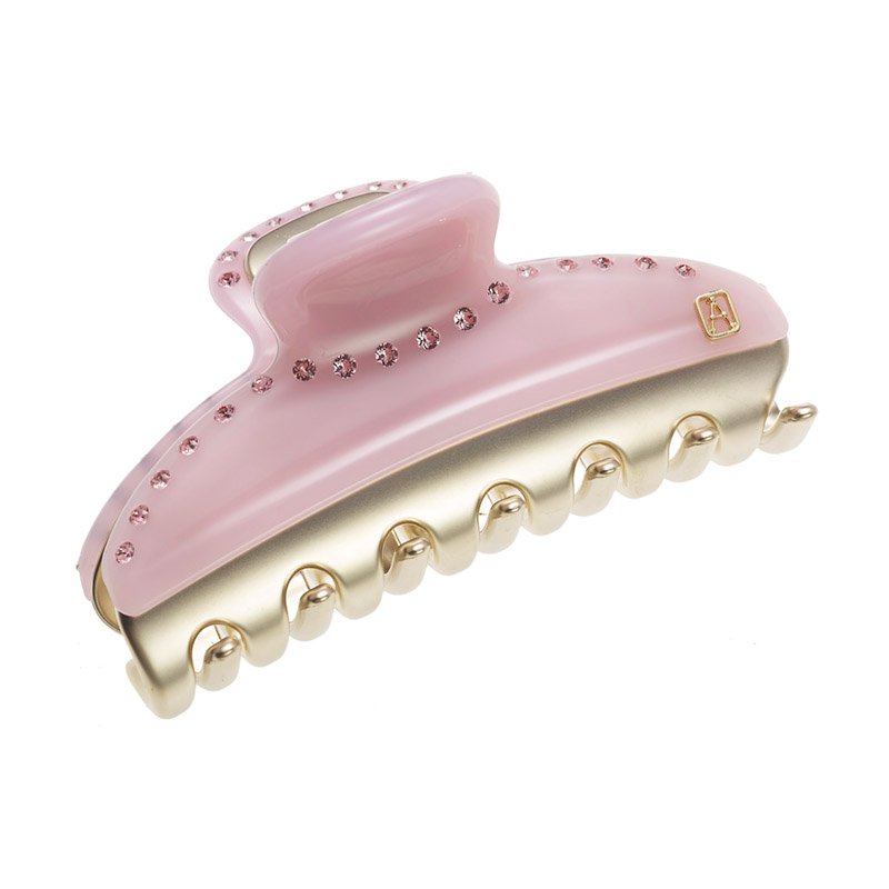 Alexandre De Paris Hair jaw clips PINCE VENDÔME ÉCLAT Glossy pink 7.5cm ...