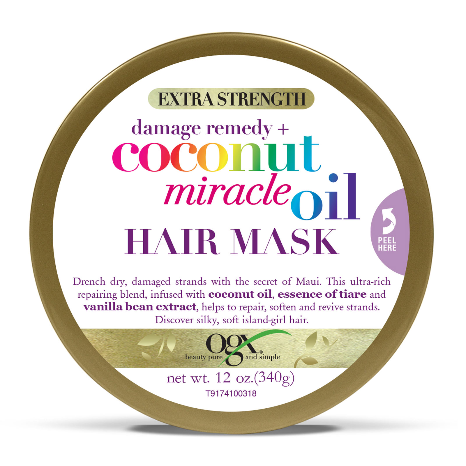OGX Extra Strength Damage Remedy Coconut Miracle Oil Mask 168g
