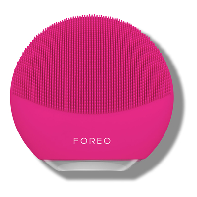FOREO LUNA Dual-Sided Plug Mini Types Fuchsia Face Skin Brush For - - USB 3 All